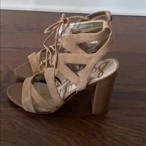 Sam Edelman Yardley Lace Up Heel Size 7.5